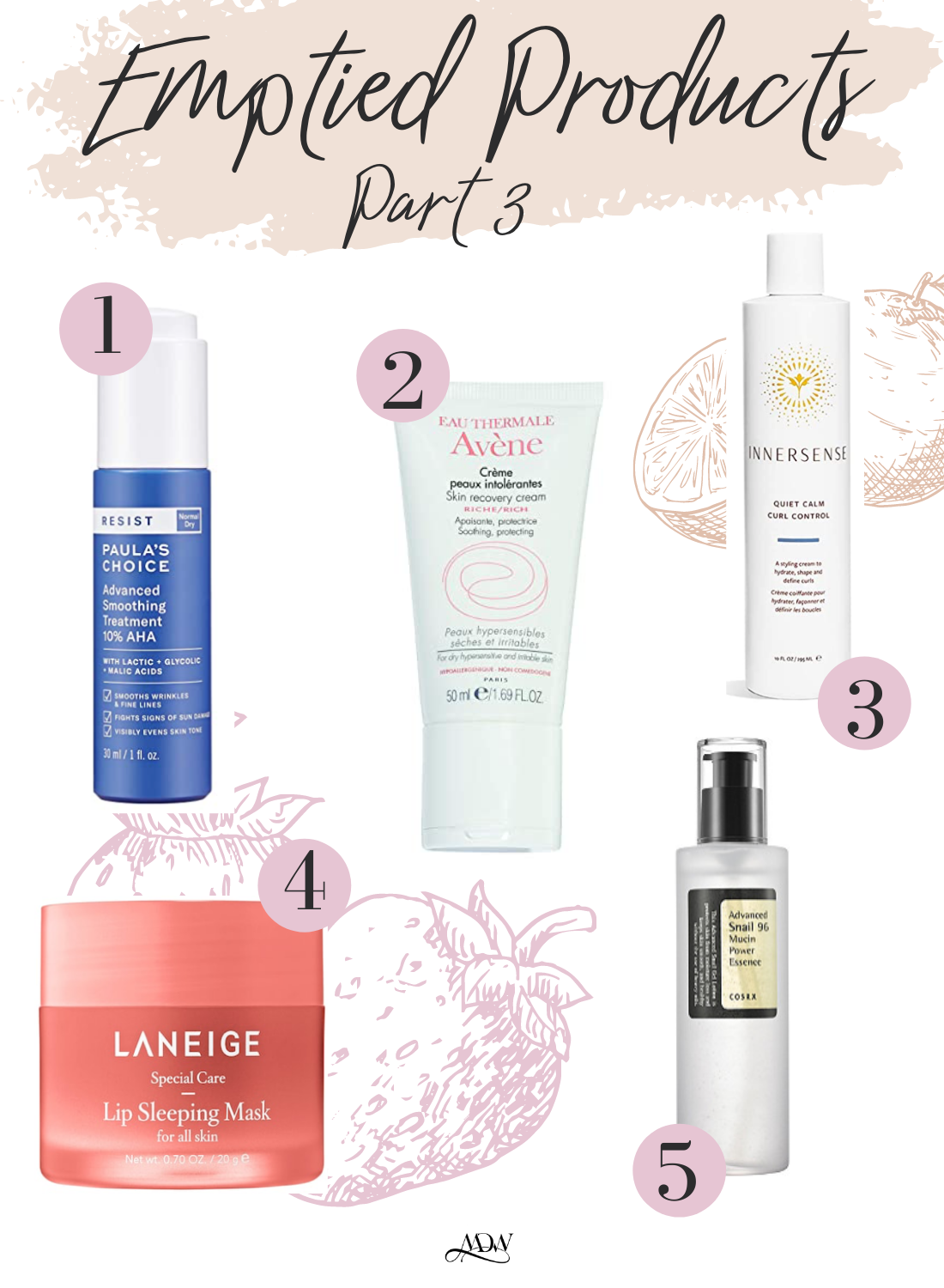 Emptied Products Part 3